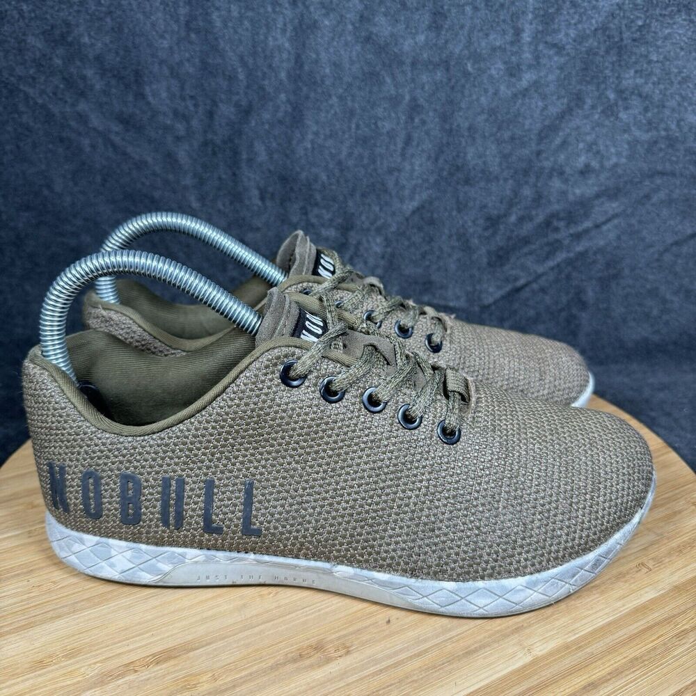 S NOBULL SuperFabric Green Athletic Trainers Shoes Womens 7.5